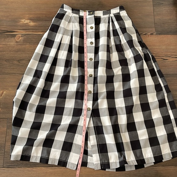 Who What Wear Gingham Print Maxi Skirt 28” Waist - Picture 7 of 7